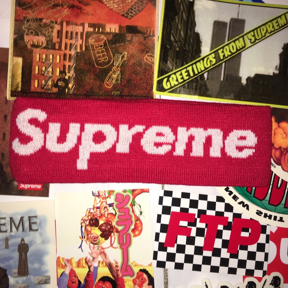 Supreme New Era Big Logo Headband (2018)